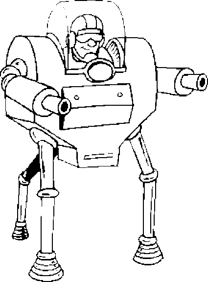 Coloring page: Robot (Characters) #106613 - Free Printable Coloring Pages