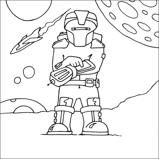 Coloring page: Robot (Characters) #106614 - Free Printable Coloring Pages