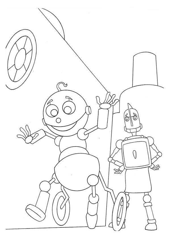 Coloring page: Robot (Characters) #106622 - Free Printable Coloring Pages