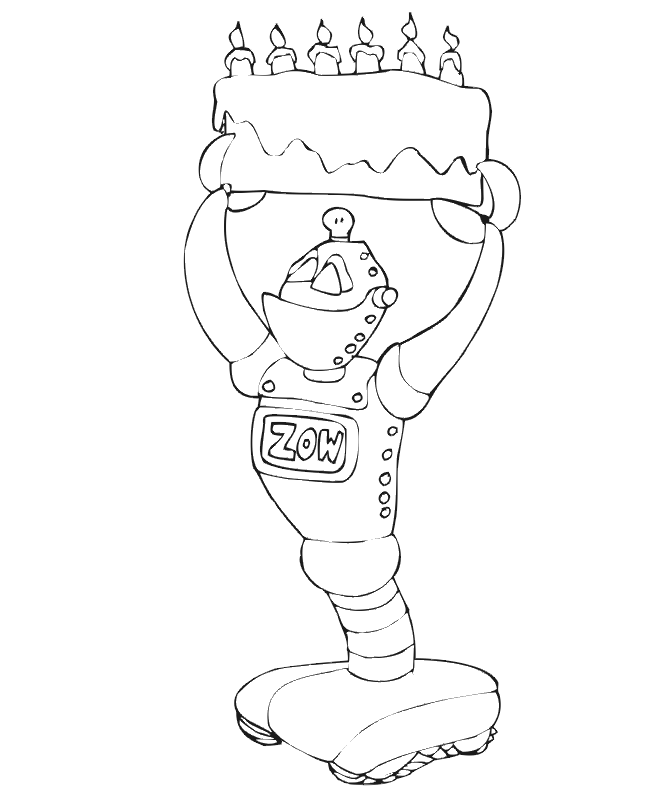 Coloring page: Robot (Characters) #106624 - Free Printable Coloring Pages