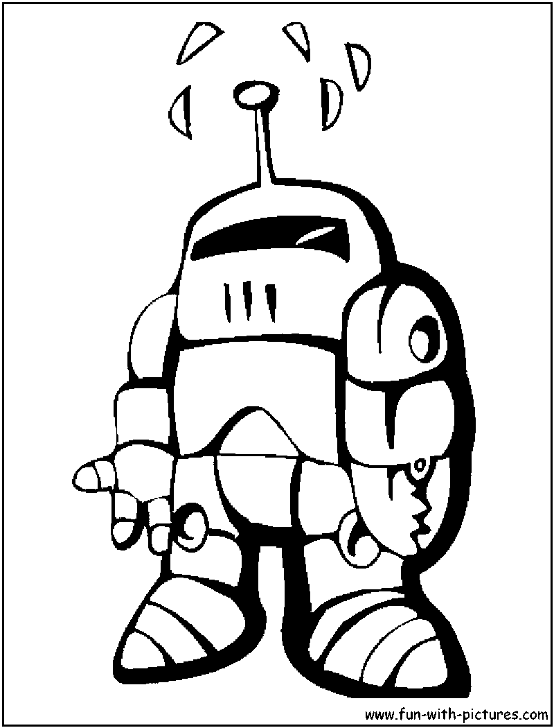 Coloring page: Robot (Characters) #106626 - Free Printable Coloring Pages