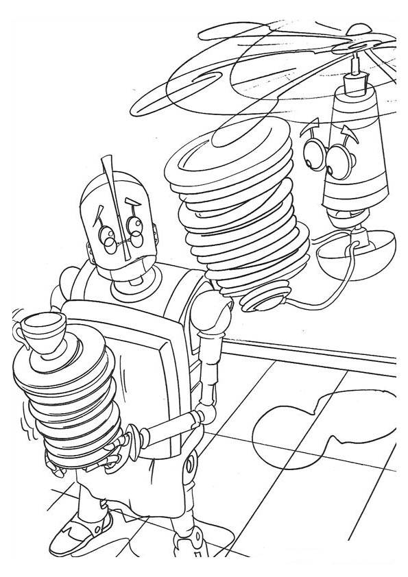 Coloring page: Robot (Characters) #106628 - Free Printable Coloring Pages