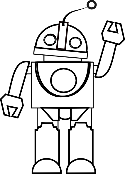 Coloring page: Robot (Characters) #106630 - Free Printable Coloring Pages