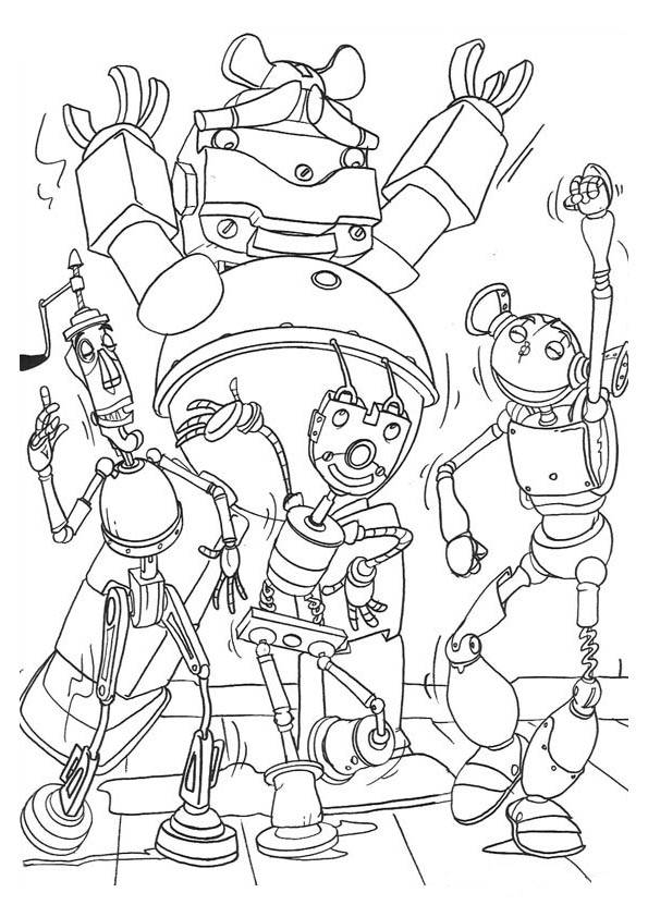 Coloring page: Robot (Characters) #106631 - Free Printable Coloring Pages