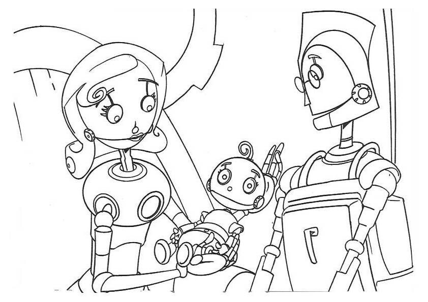 Coloring page: Robot (Characters) #106636 - Free Printable Coloring Pages