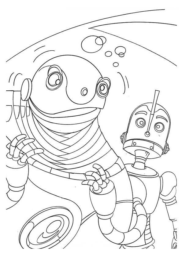 Coloring page: Robot (Characters) #106638 - Free Printable Coloring Pages