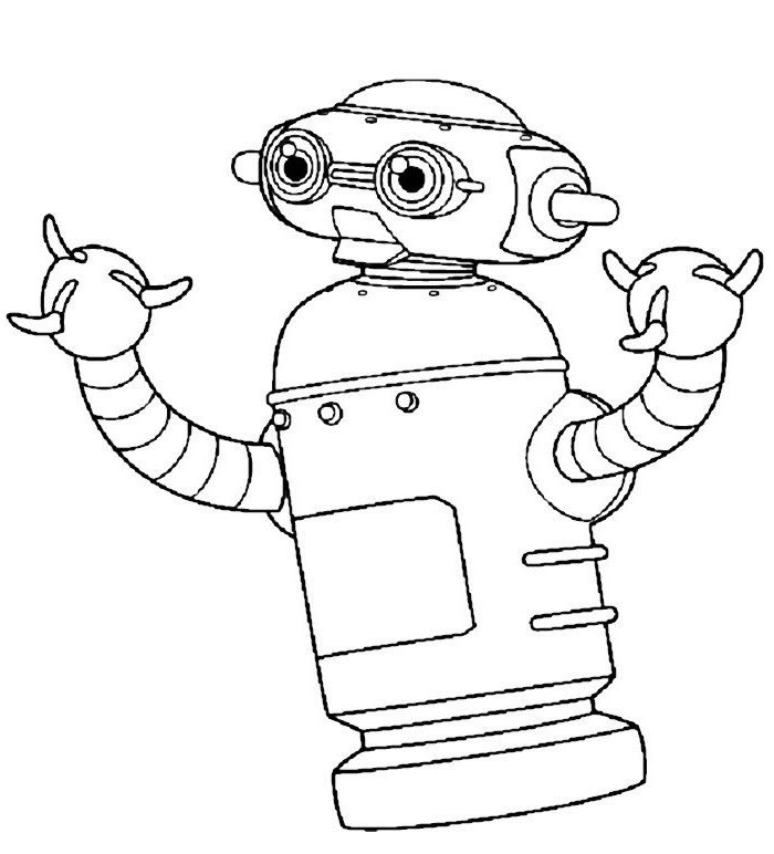 Coloring page: Robot (Characters) #106640 - Free Printable Coloring Pages