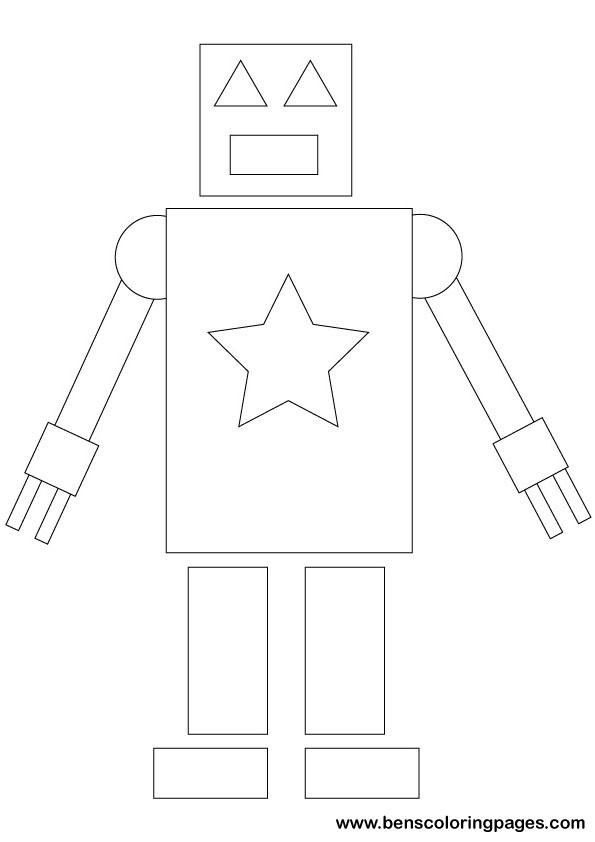 Coloring page: Robot (Characters) #106655 - Free Printable Coloring Pages