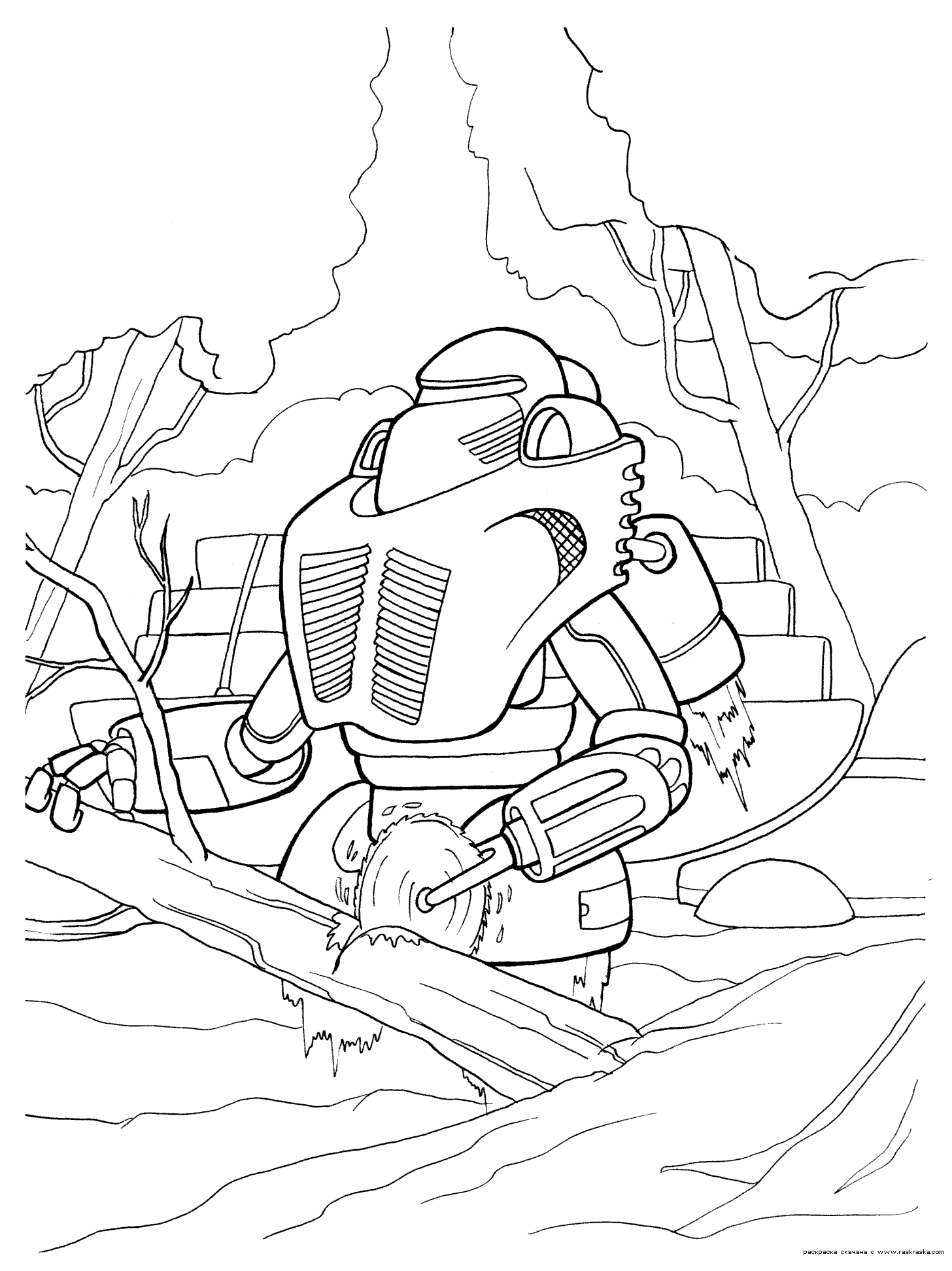 Coloring page: Robot (Characters) #106665 - Free Printable Coloring Pages