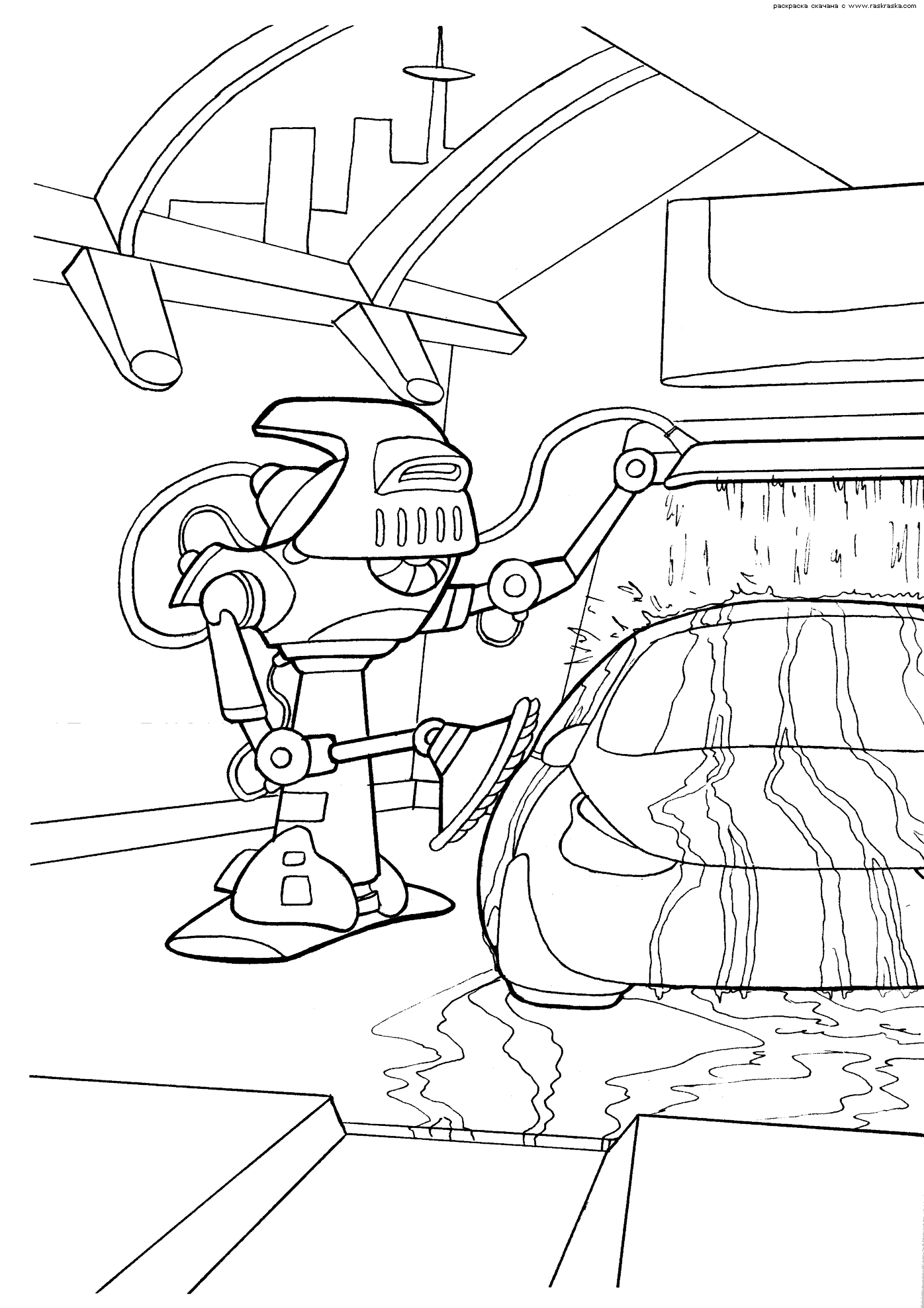 Coloring page: Robot (Characters) #106670 - Free Printable Coloring Pages