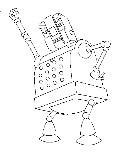 Coloring page: Robot (Characters) #106676 - Free Printable Coloring Pages