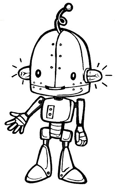 Coloring page: Robot (Characters) #106679 - Free Printable Coloring Pages