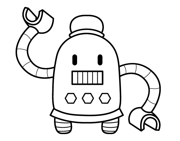 Coloring page: Robot (Characters) #106701 - Free Printable Coloring Pages