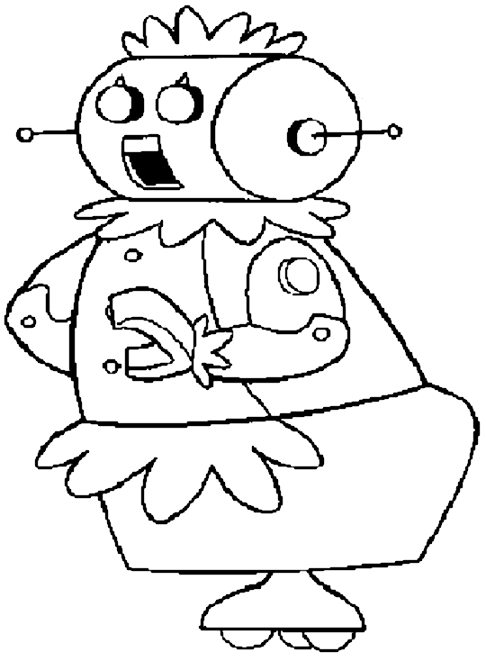 Coloring page: Robot (Characters) #106705 - Free Printable Coloring Pages