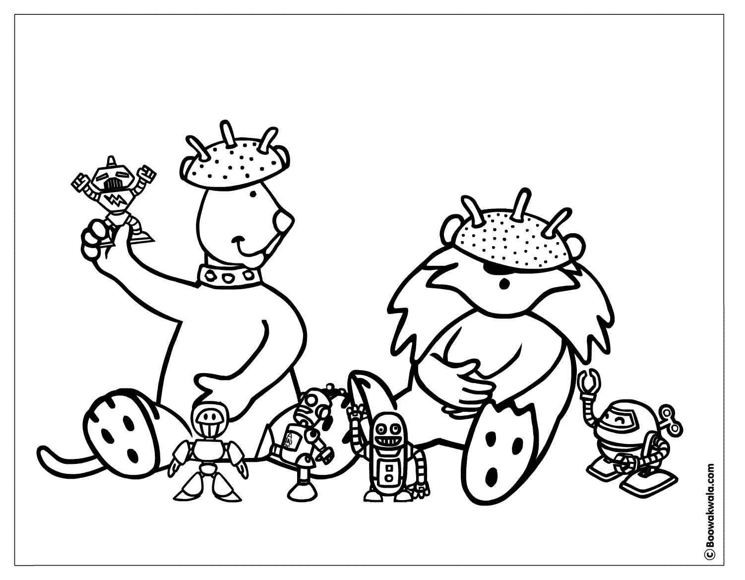 Coloring page: Robot (Characters) #106706 - Free Printable Coloring Pages