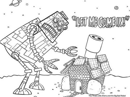 Coloring page: Robot (Characters) #106707 - Free Printable Coloring Pages