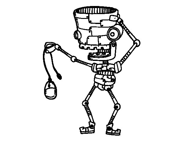 Coloring page: Robot (Characters) #106712 - Free Printable Coloring Pages