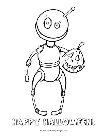 Coloring page: Robot (Characters) #106716 - Free Printable Coloring Pages