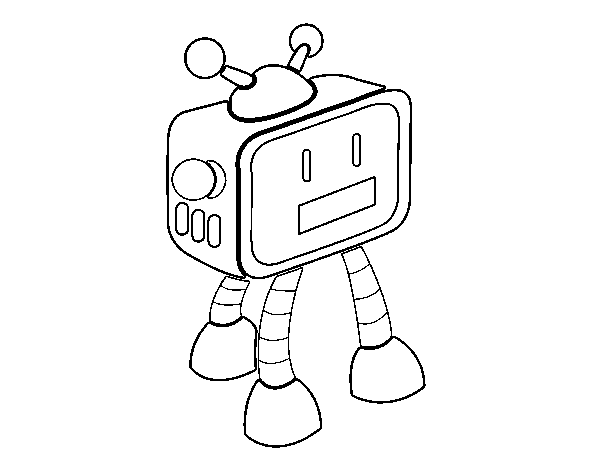 Coloring page: Robot (Characters) #106728 - Free Printable Coloring Pages