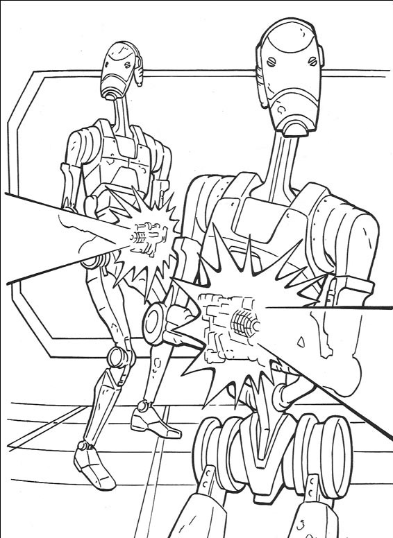 Coloring page: Robot (Characters) #106731 - Free Printable Coloring Pages