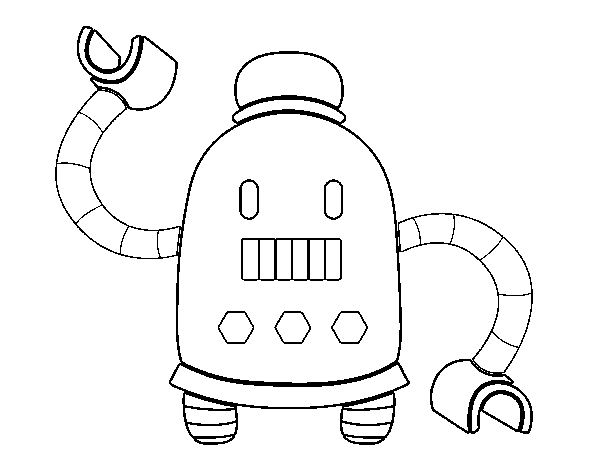 Coloring page: Robot (Characters) #106744 - Free Printable Coloring Pages