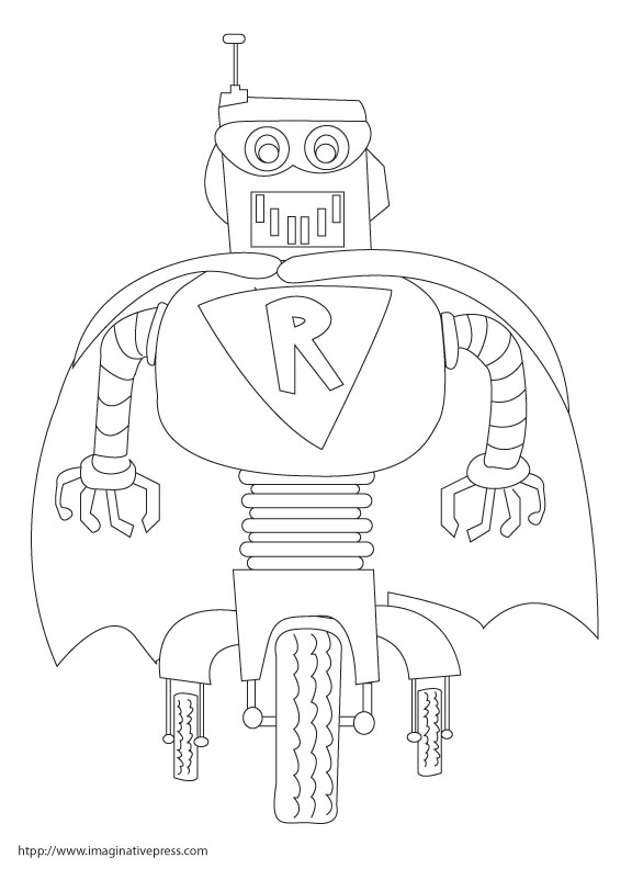 robot 106750 characters – printable coloring pages