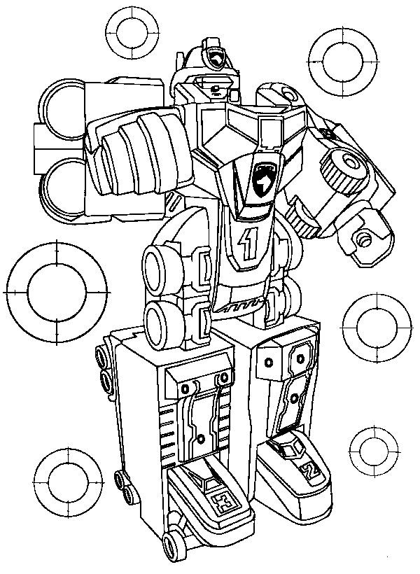 Coloring page: Robot (Characters) #106756 - Free Printable Coloring Pages