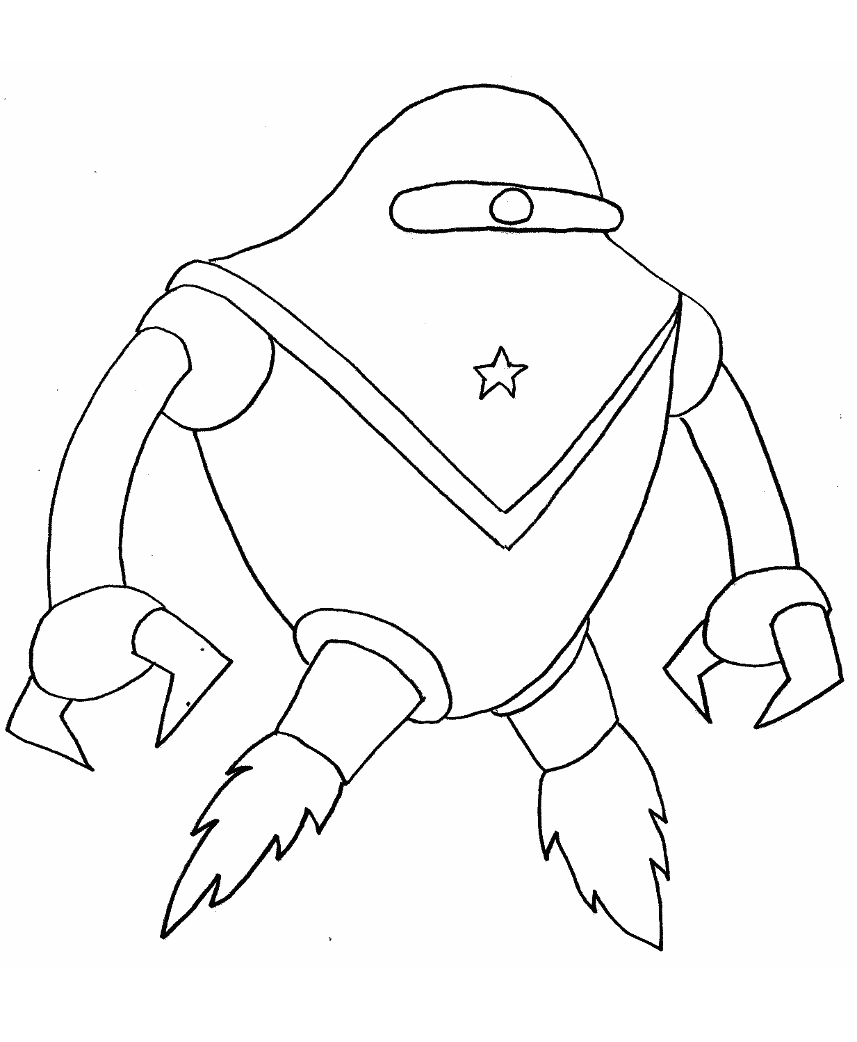 Coloring page: Robot (Characters) #106757 - Free Printable Coloring Pages