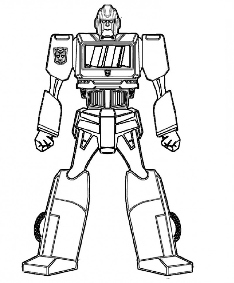 Drawing Robot #106758 (Characters) – Printable coloring pages