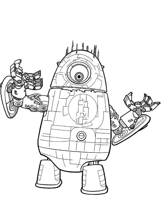 Coloring page: Robot (Characters) #106767 - Free Printable Coloring Pages