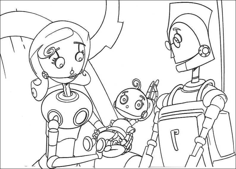 Coloring page: Robot (Characters) #106788 - Free Printable Coloring Pages