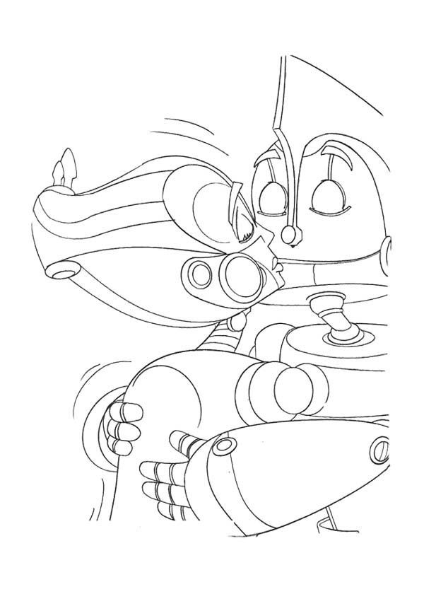 Coloring page: Robot (Characters) #106792 - Free Printable Coloring Pages