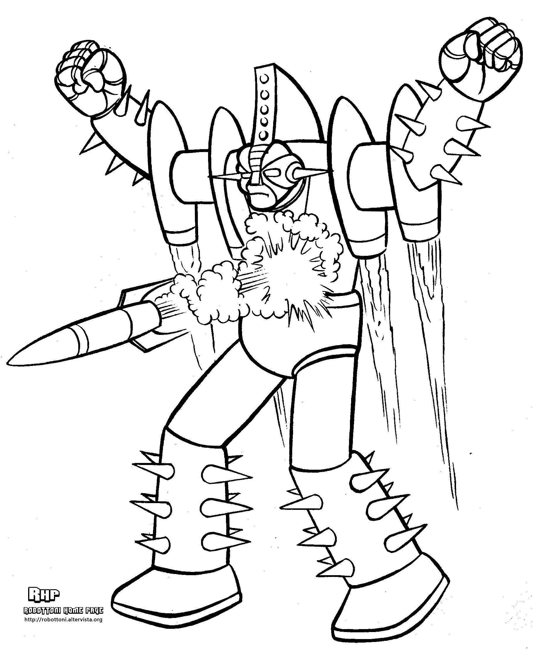 Coloring page: Robot (Characters) #106797 - Free Printable Coloring Pages