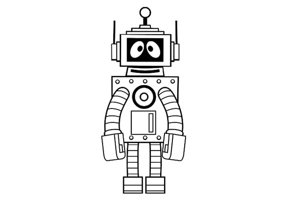 Coloring page: Robot (Characters) #106801 - Free Printable Coloring Pages