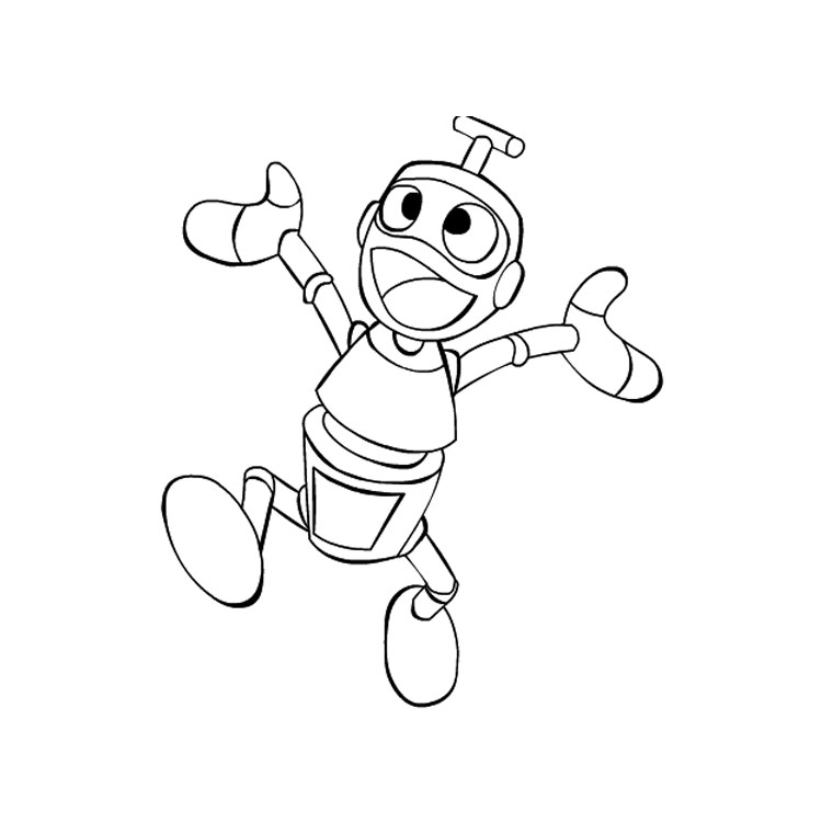 Coloring page: Robot (Characters) #106807 - Free Printable Coloring Pages