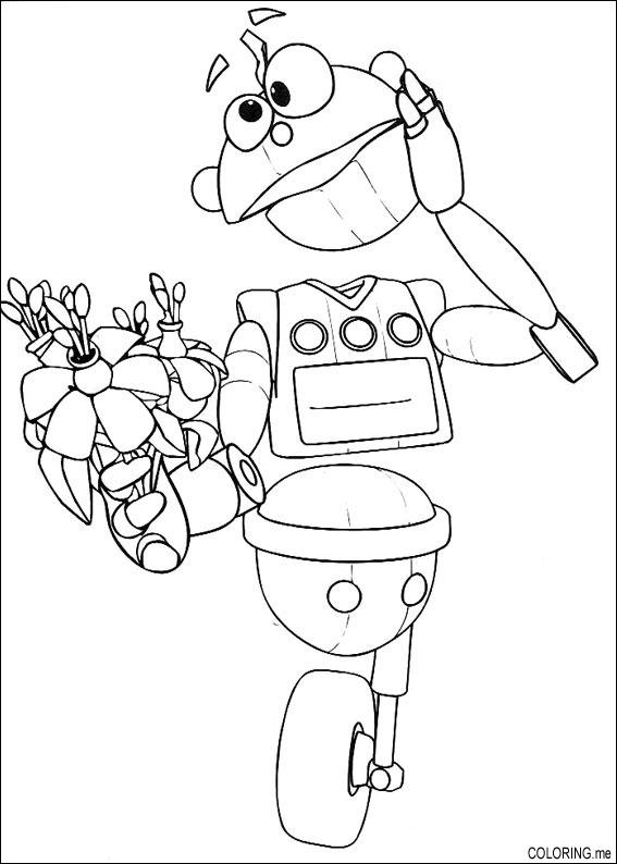 Coloring page: Robot (Characters) #106818 - Free Printable Coloring Pages