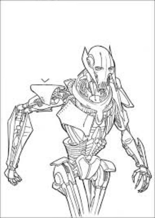 terminator robot drawing