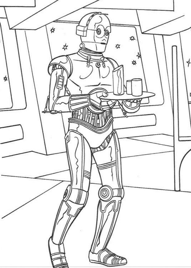 Coloring page: Robot (Characters) #106879 - Free Printable Coloring Pages