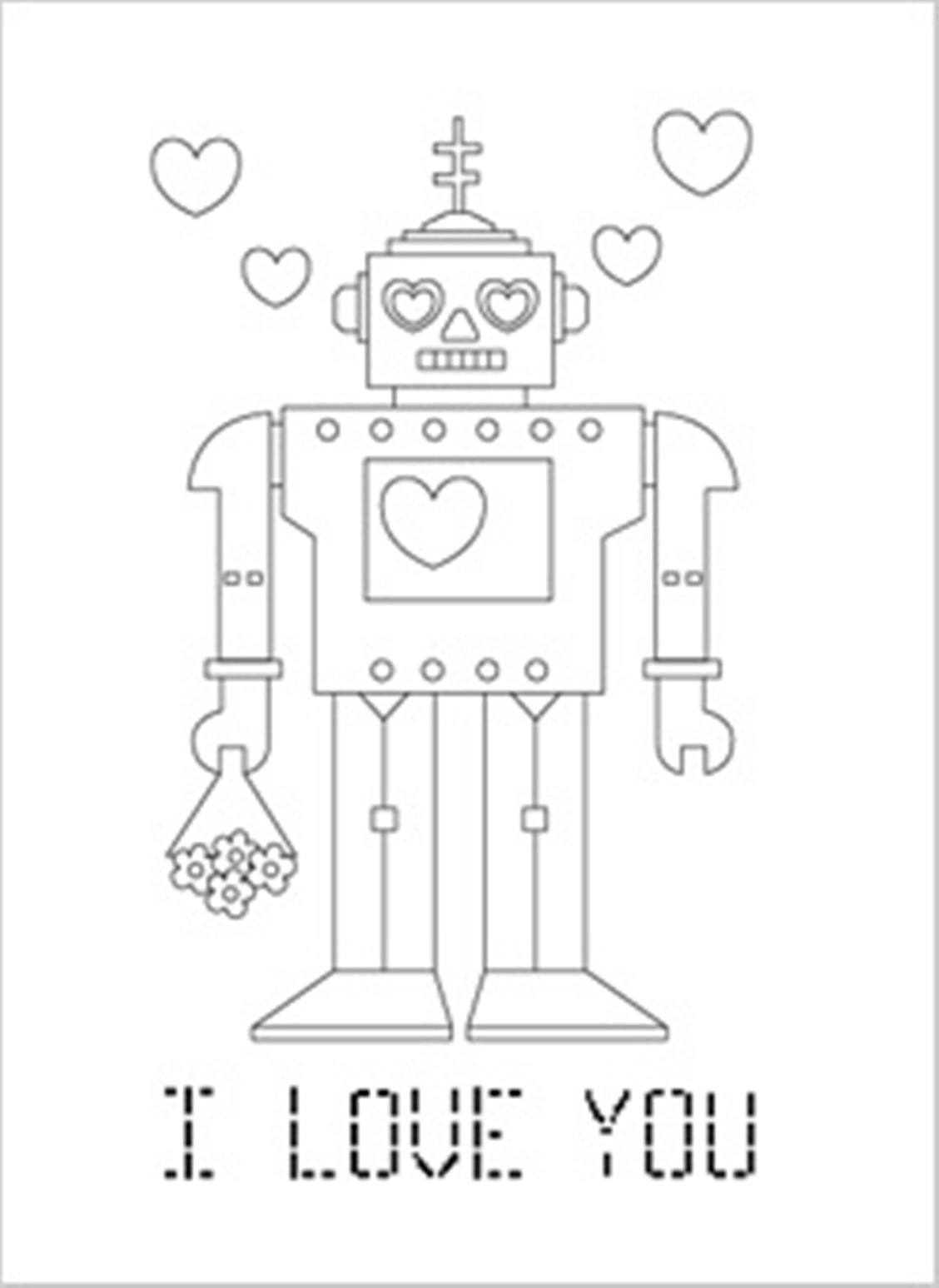 Coloring page: Robot (Characters) #106880 - Free Printable Coloring Pages