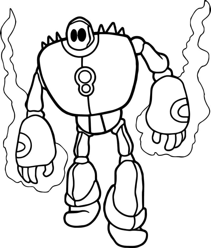 Free printable Robot coloring page #178932 from Characters collection Free printable Robot coloring page #178932 from Characters collection