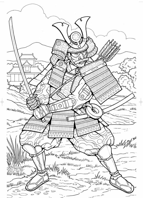Coloring page: Samurai (Characters) #107263 - Free Printable Coloring Pages