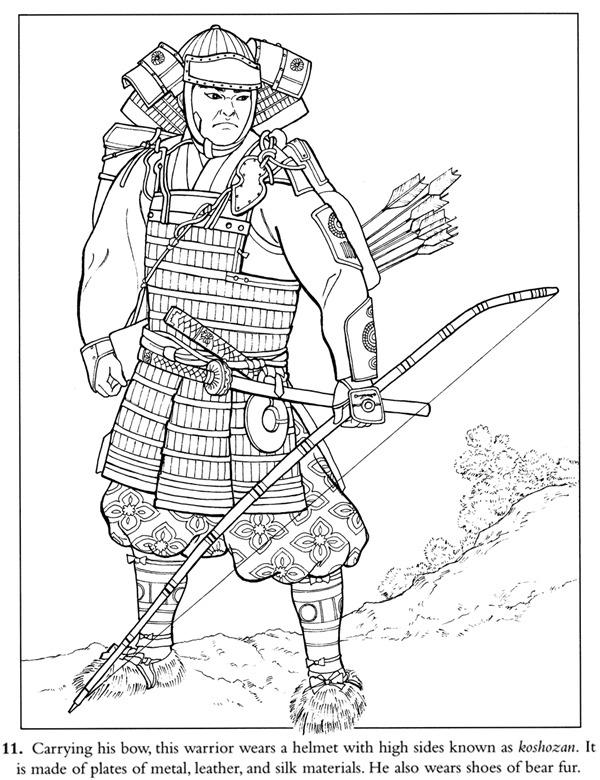 Coloring page: Samurai (Characters) #107268 - Free Printable Coloring Pages
