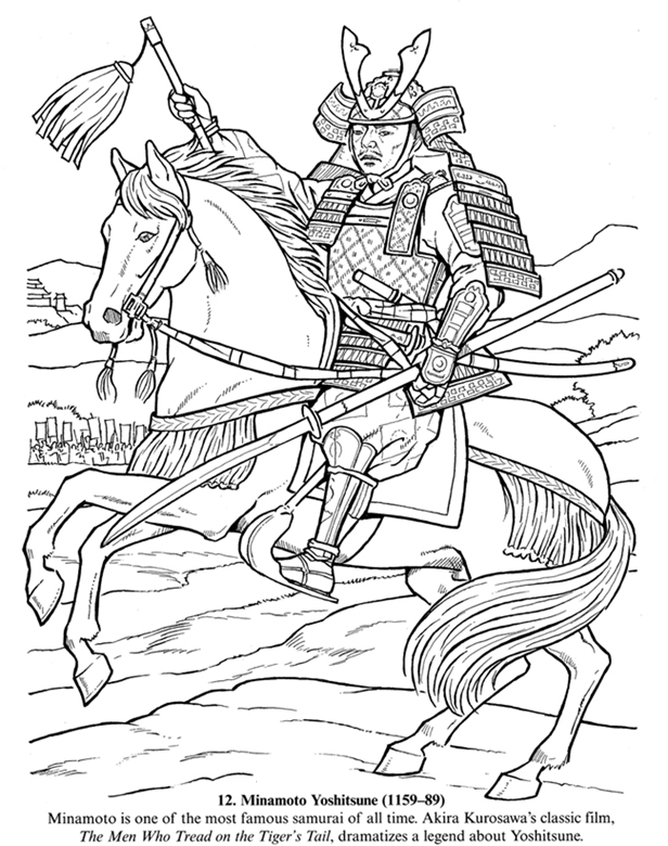 Coloring page: Samurai (Characters) #107269 - Free Printable Coloring Pages