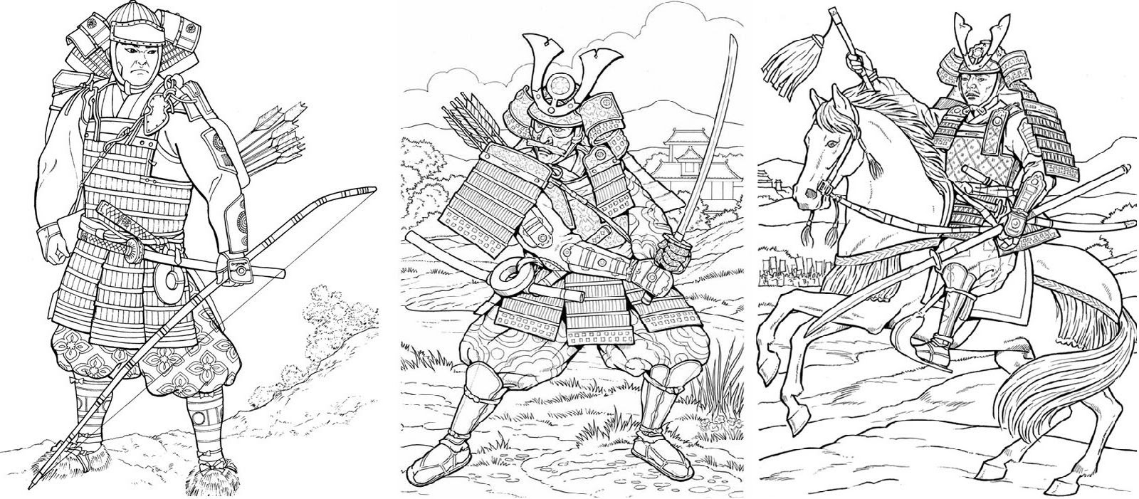 Coloring page: Samurai (Characters) #107291 - Free Printable Coloring Pages