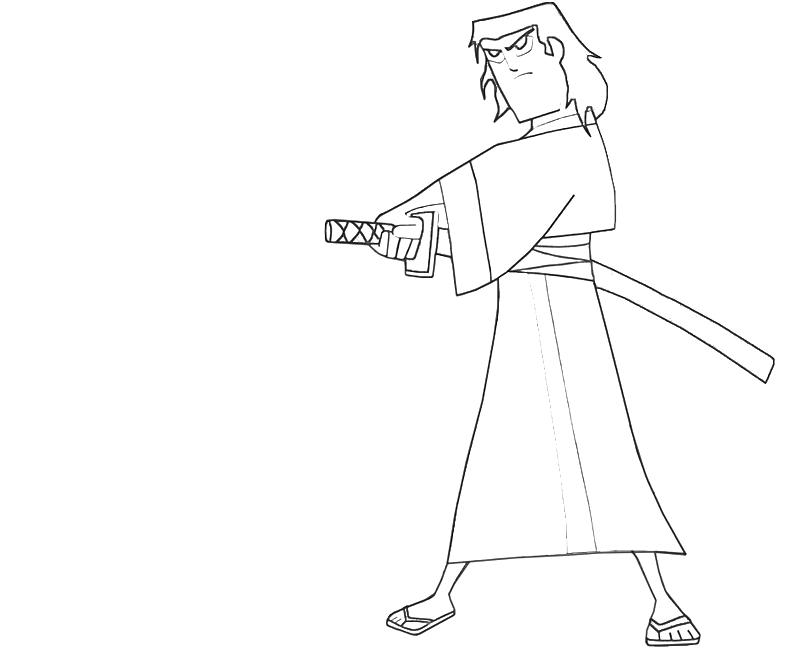 Coloring page: Samurai (Characters) #107306 - Free Printable Coloring Pages