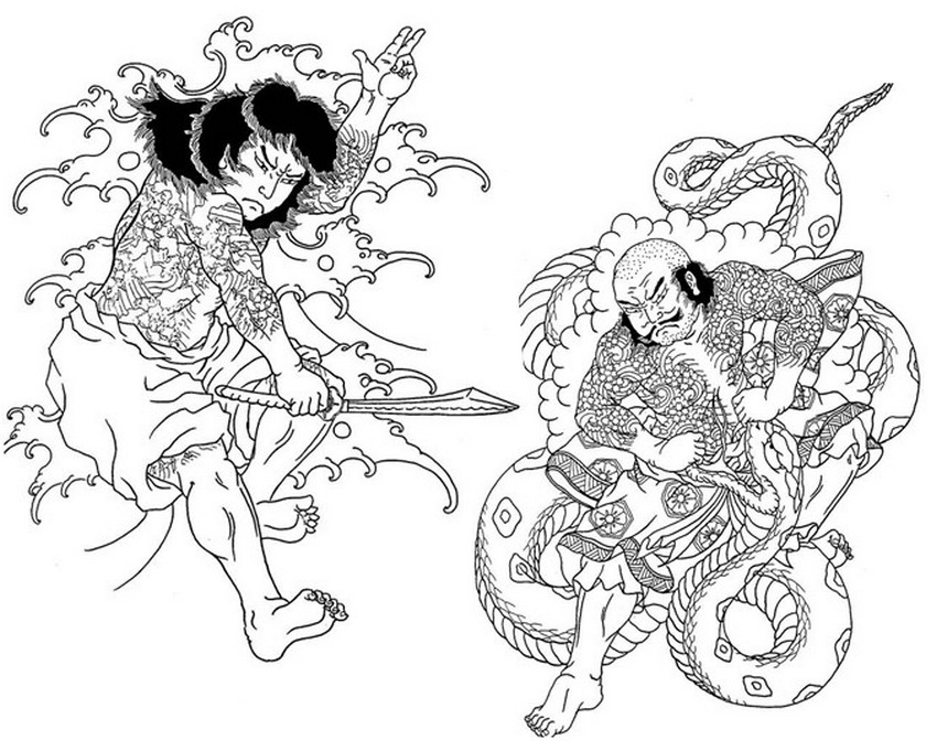 Coloring page: Samurai (Characters) #107342 - Free Printable Coloring Pages