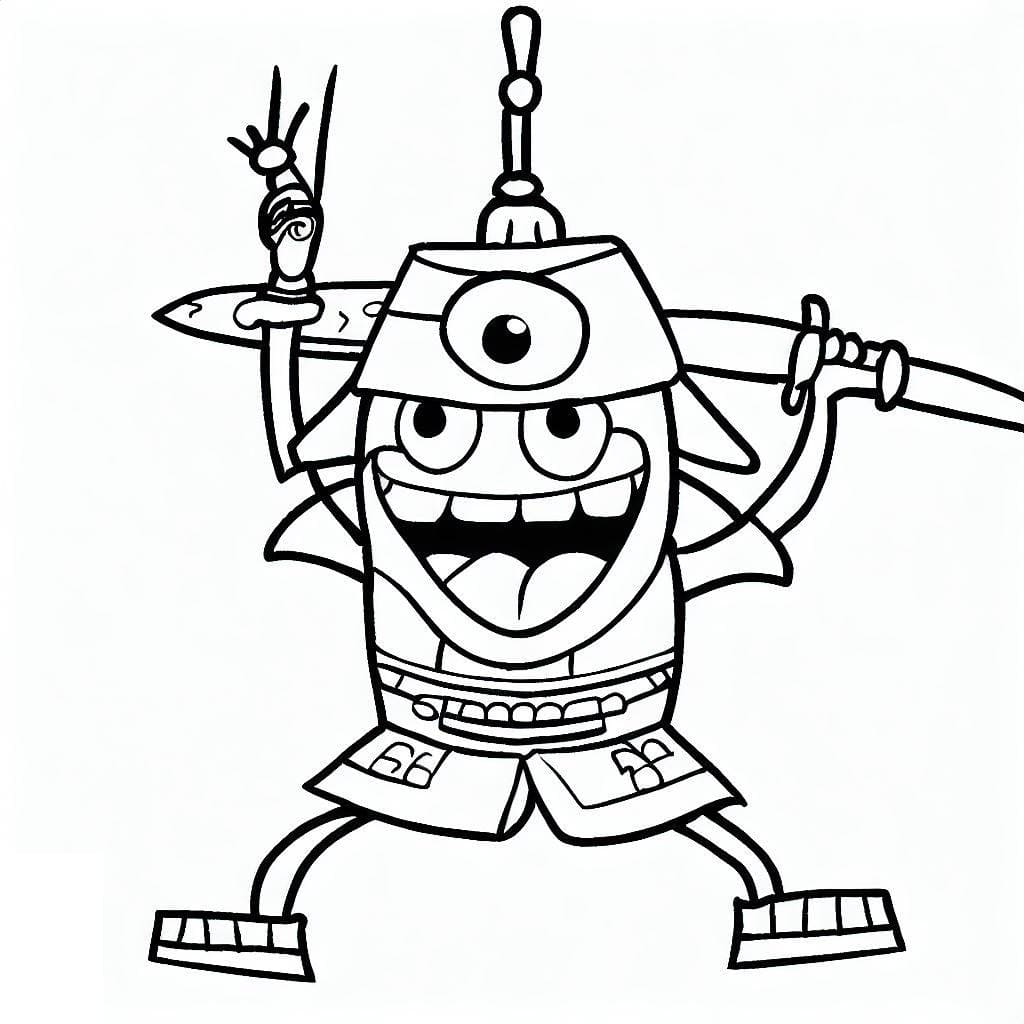 Free printable Samurai coloring page #186175 from Characters collection