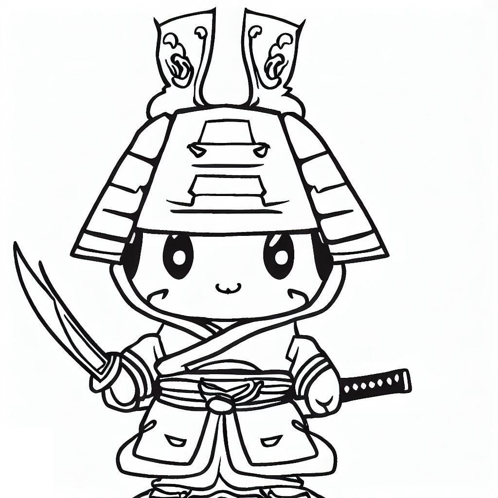 Free printable Samurai coloring page #186176 from Characters collection