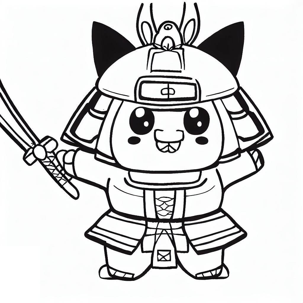 Free printable Samurai coloring page #186179 from Characters collection
