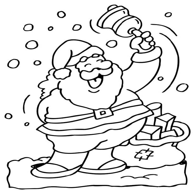 Coloring page: Santa Claus (Characters) #104655 - Free Printable Coloring Pages